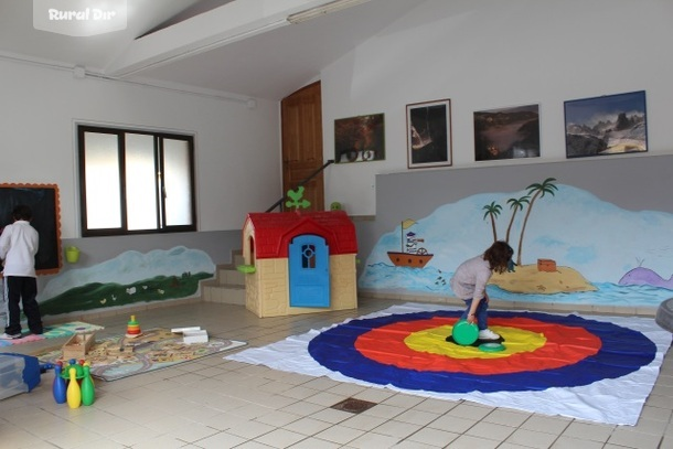 Zona de juegos de la casa rural Casa Toraño