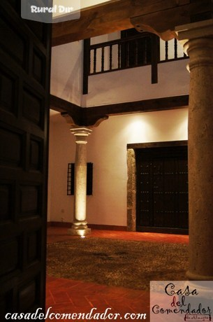 Patio columnas Casa del Comendador de Almagro de la casa rural Casa del Comendador de Almagro