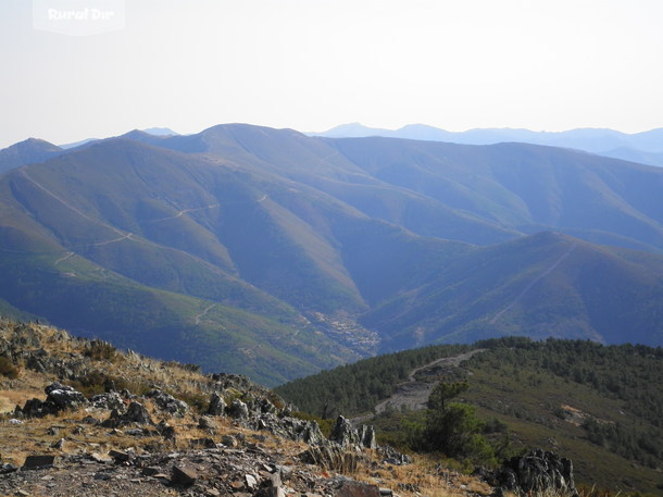 Ascenso a La Bolla de la actividad rural Desde las alturas