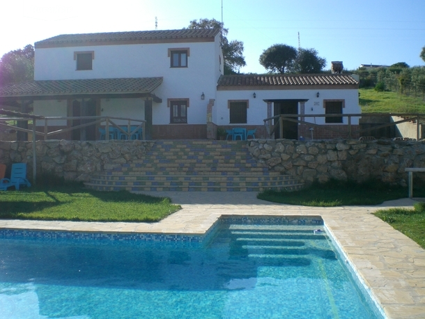 Vista frontal de las casas  de la actividad rural Actividades a realizar en la zona 