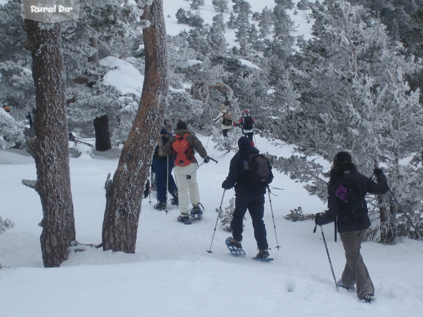 Travesía en Raquetas de Nieve de la actividad rural Travesía en Raquetas de Nieve